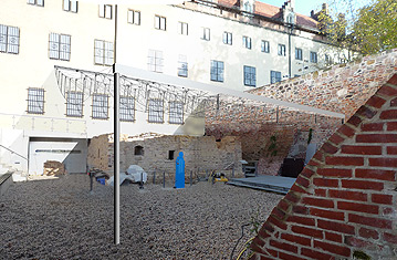 Lutherhaus in Wittenberg, Überdachung Annex